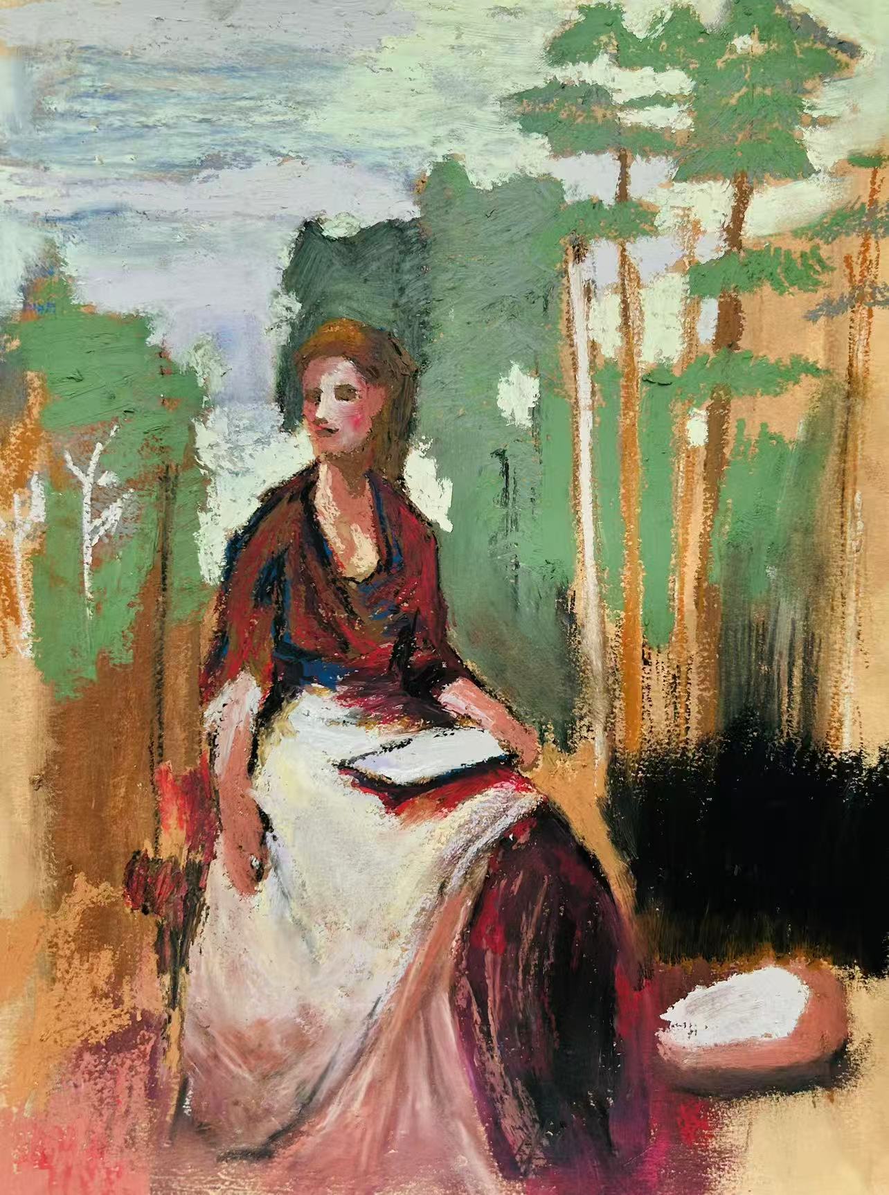 Bang Bai - Oil Pastels